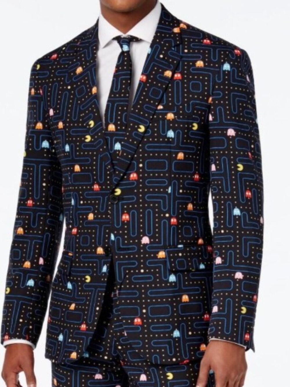 Men's 3 piece PAC Man suit - Picture 3 of 7